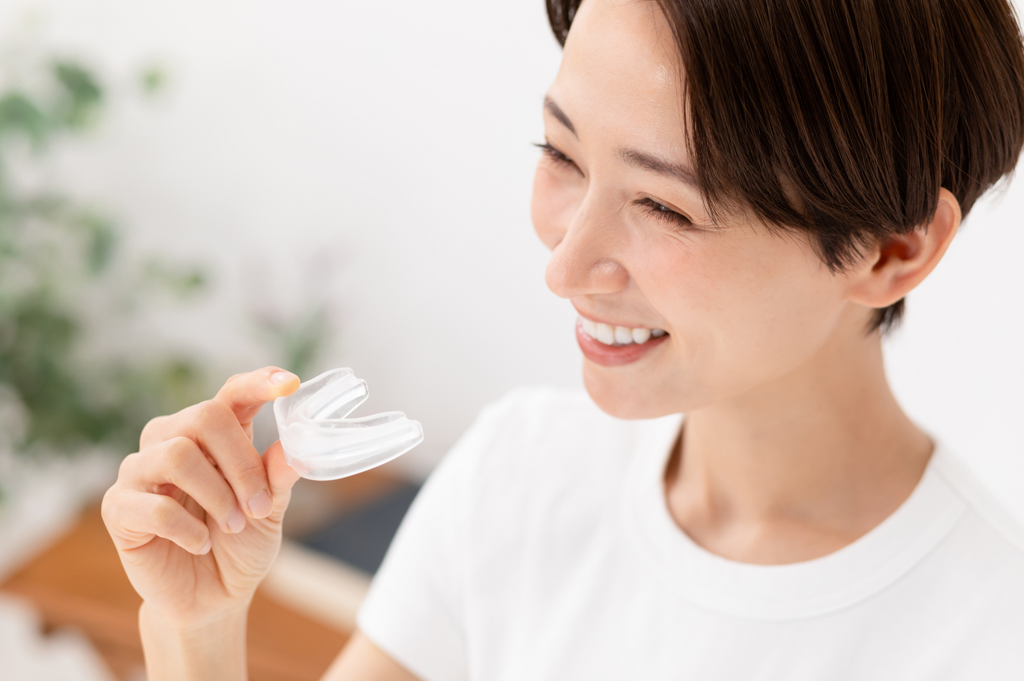 K.FUKUDA DENTAL CLINIC ホームホワイトニングの様子