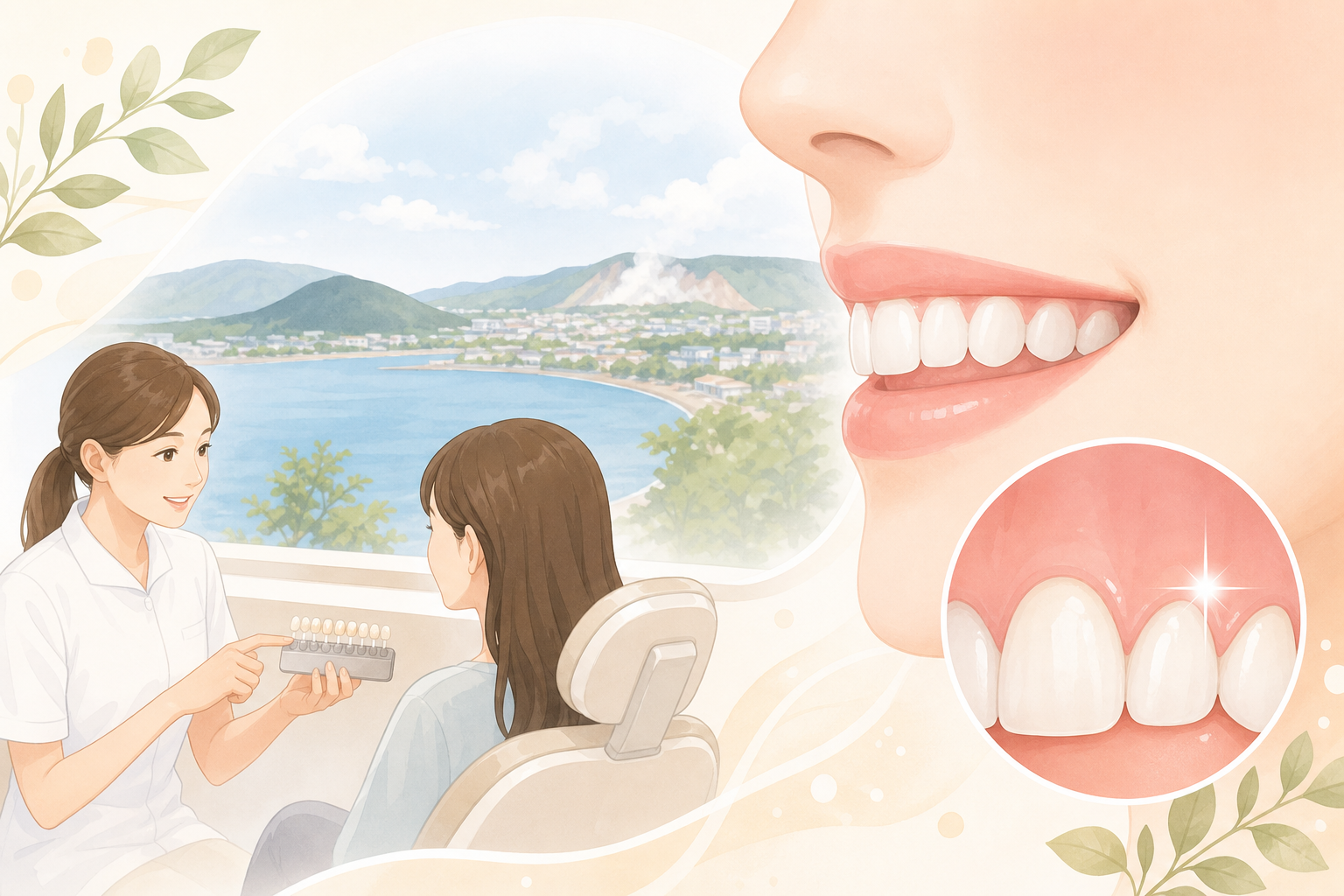 歯茎との境目が美しく仕上がるセラミック—登別・室蘭の歯科が大切にする技術